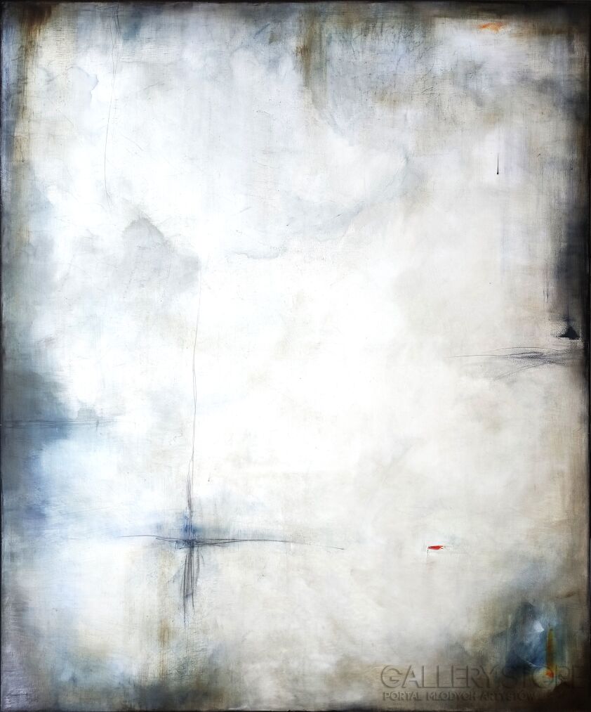 Maja Gajewska-Ciemna sepia IV-Olej