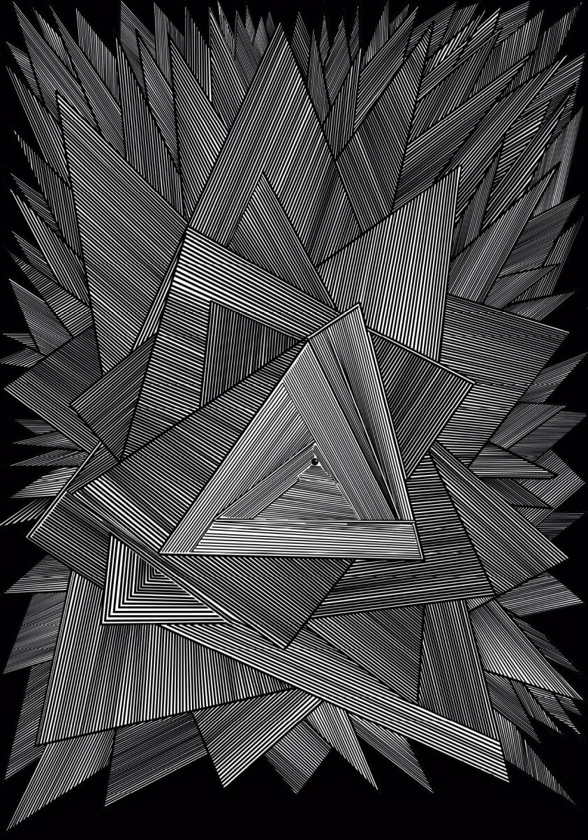 Amadeusz Popek-Erected black-Grafiki i plakaty