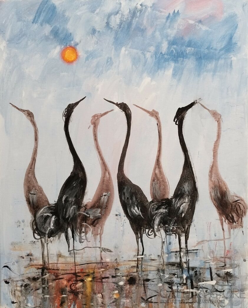 Dariusz Grajek-Żurawiniec w słońcu...-Malarstwo