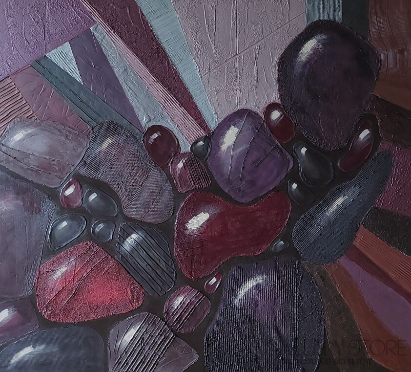 Anna Kurczewska-Wiśnie i śliwki w czekoladzie-Malarstwo