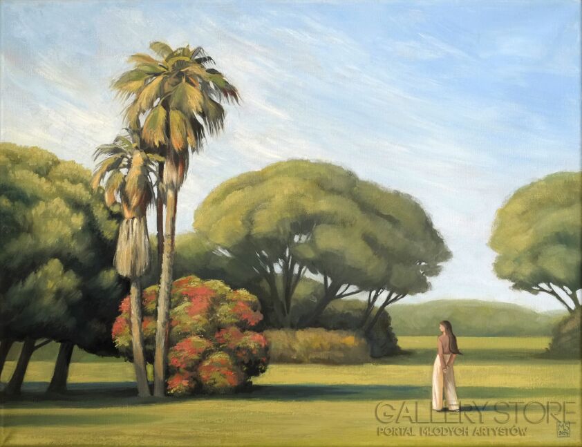 Magdalena Starzyńska-W cieniu palm-Olej