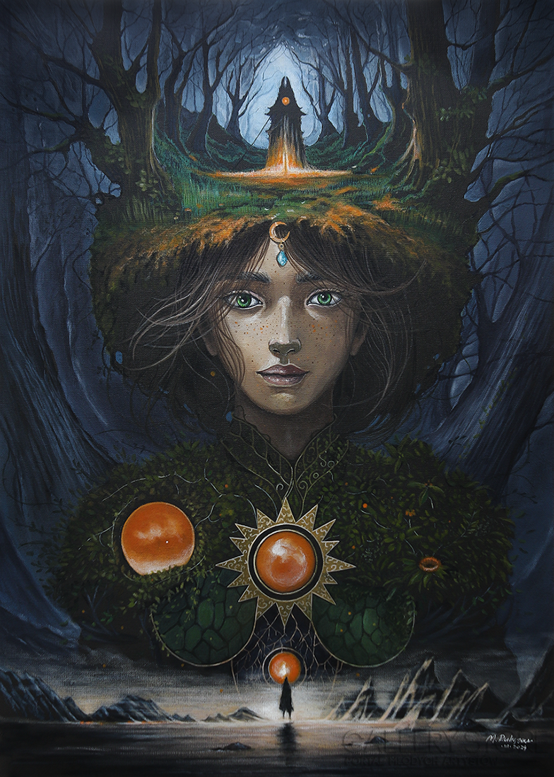 Małgorzata Rukszan-Spirits of the Forest-Akryl