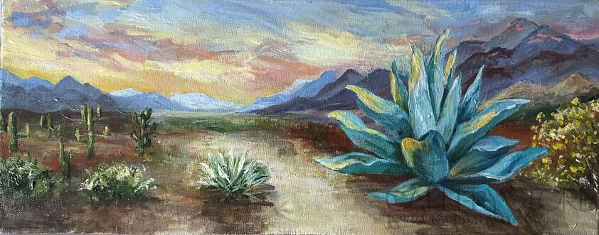 Marta  Machowiak-Dziki zachód-Malarstwo