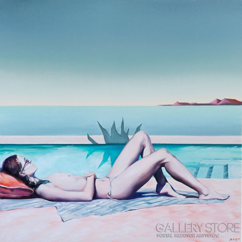 Rafał Knop-Swimming Pool VAI XXI 70-Malarstwo
