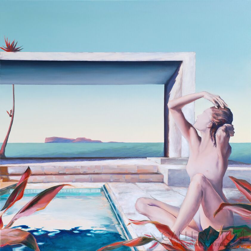 Rafał Knop-Swimming Pool VAI 74-Malarstwo