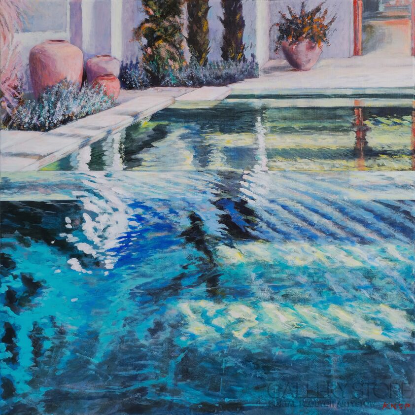 Rafał Knop-Swimming Pool VAI 77-Malarstwo