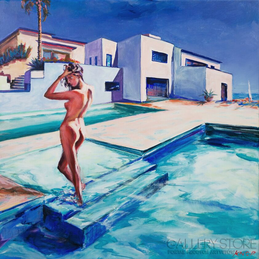 Rafał Knop-Swimming Pool VAI 80-Malarstwo