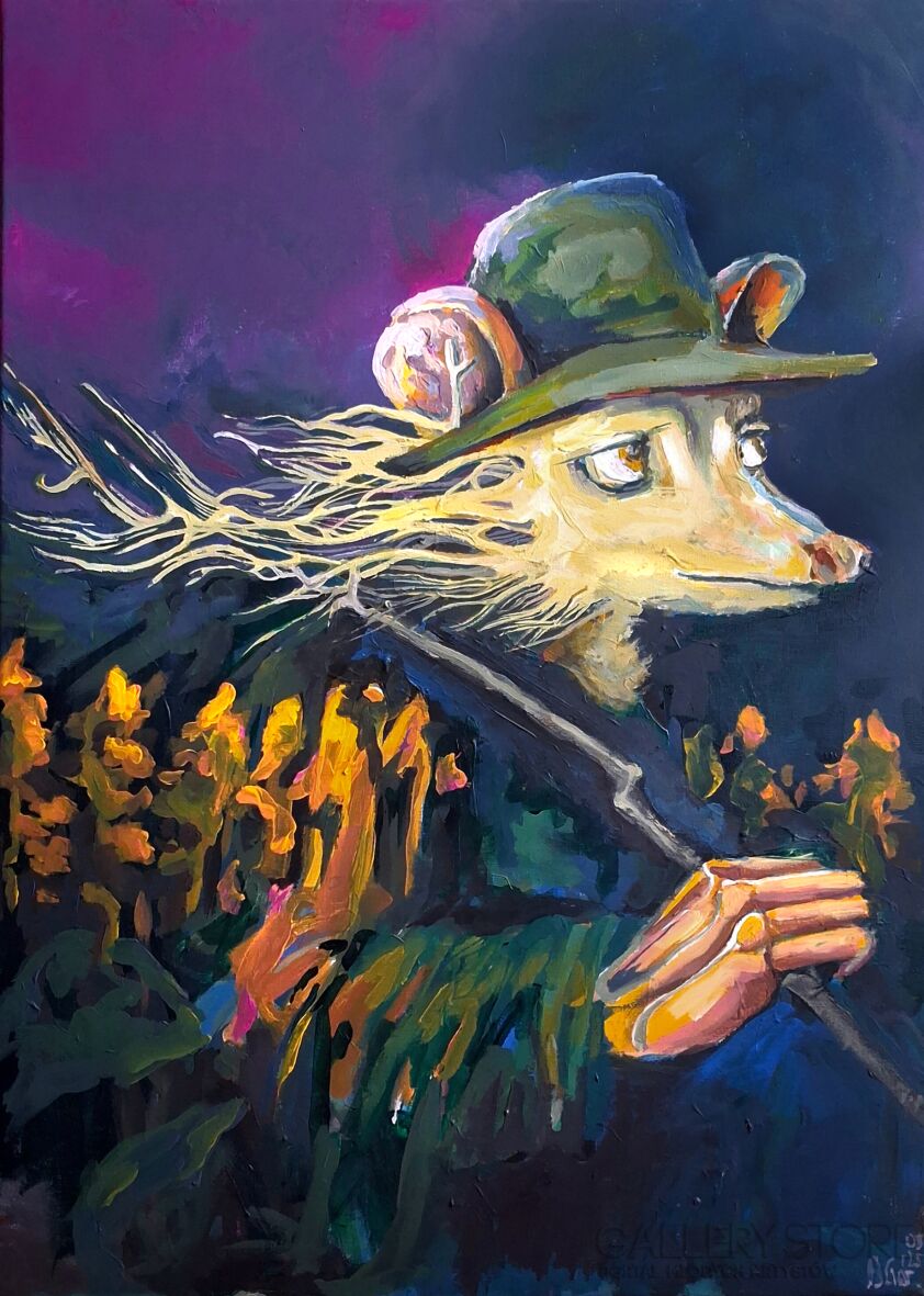 Bartłomiej Górecki-Time to go-Malarstwo
