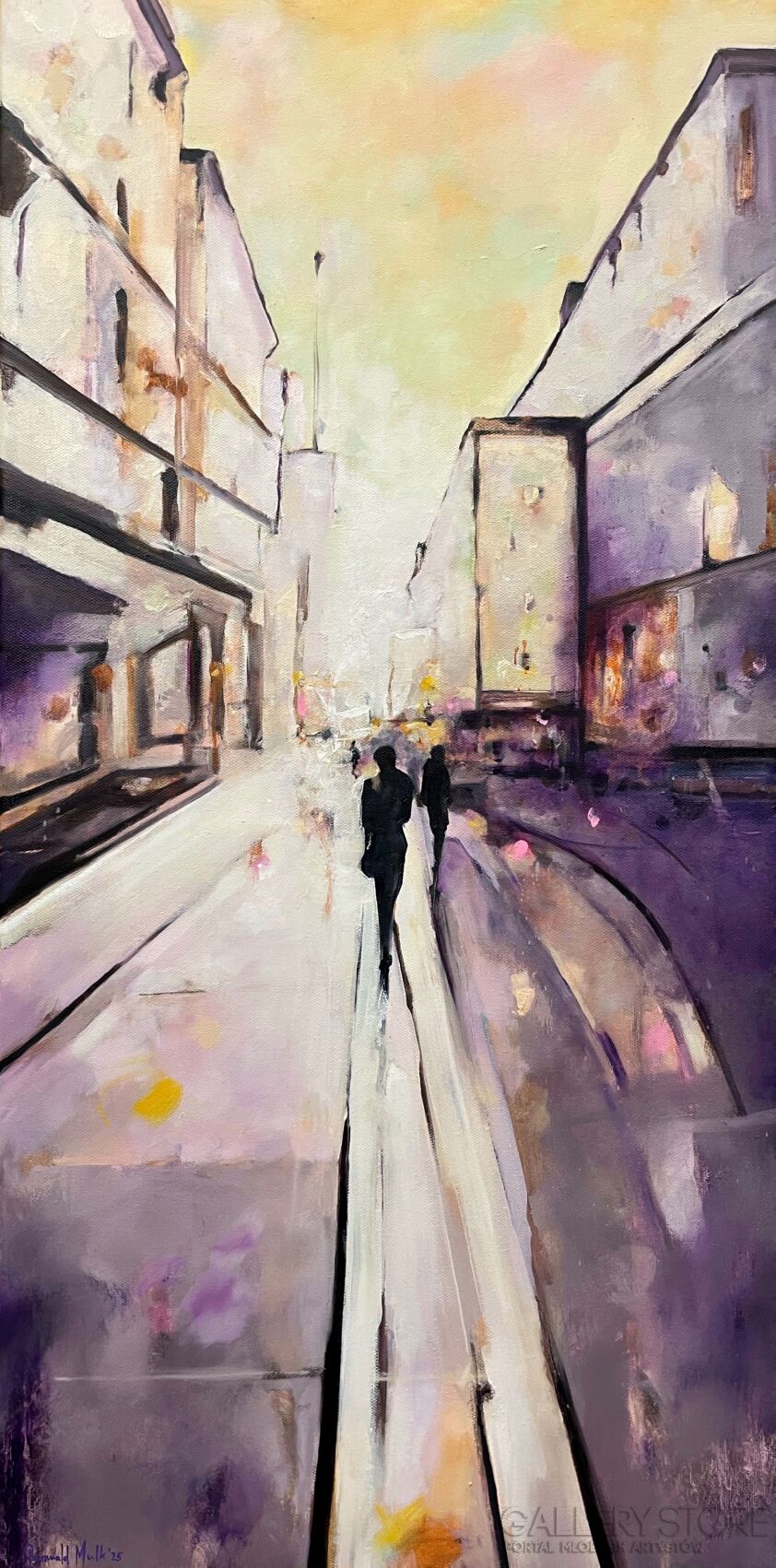 Romuald Mulk Musiolik-Liliowa-Malarstwo