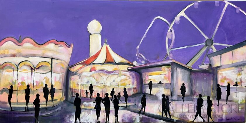 Romuald Mulk Musiolik-Odpust w Tworkowie-Malarstwo