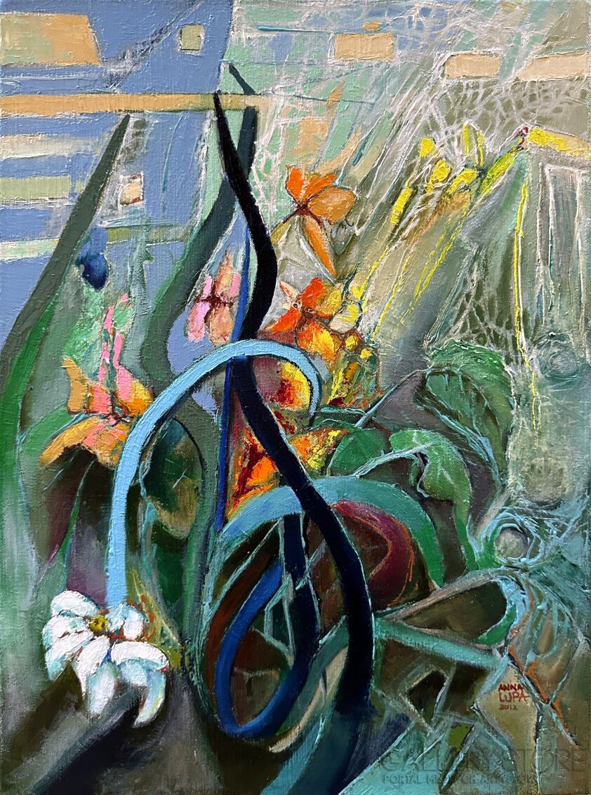 Anna Lupa-Suchy-Kwiaty V-Malarstwo