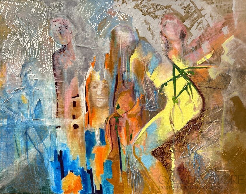 Anna Lupa-Suchy-Między nami-Malarstwo