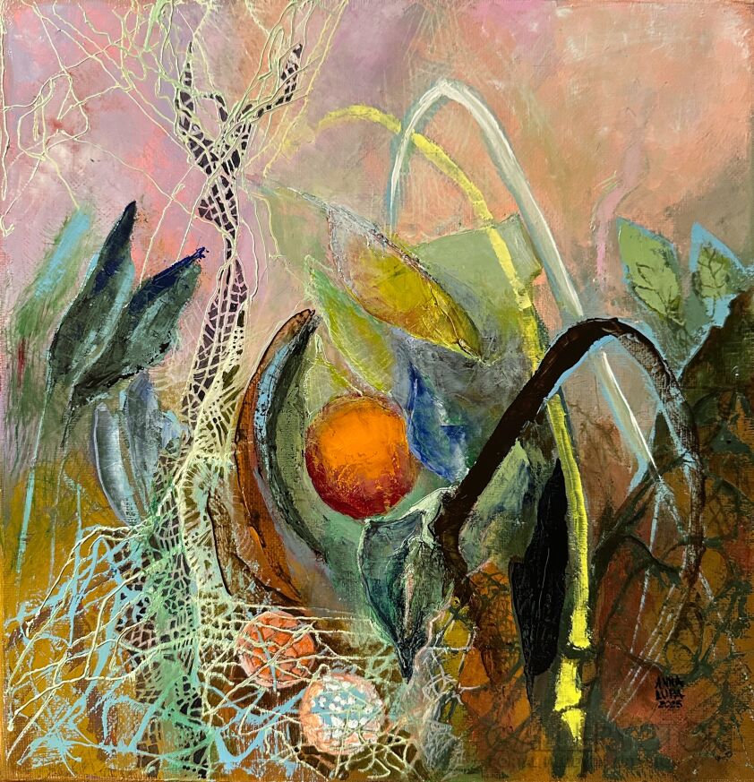 Anna Lupa-Suchy-Na łące-Malarstwo