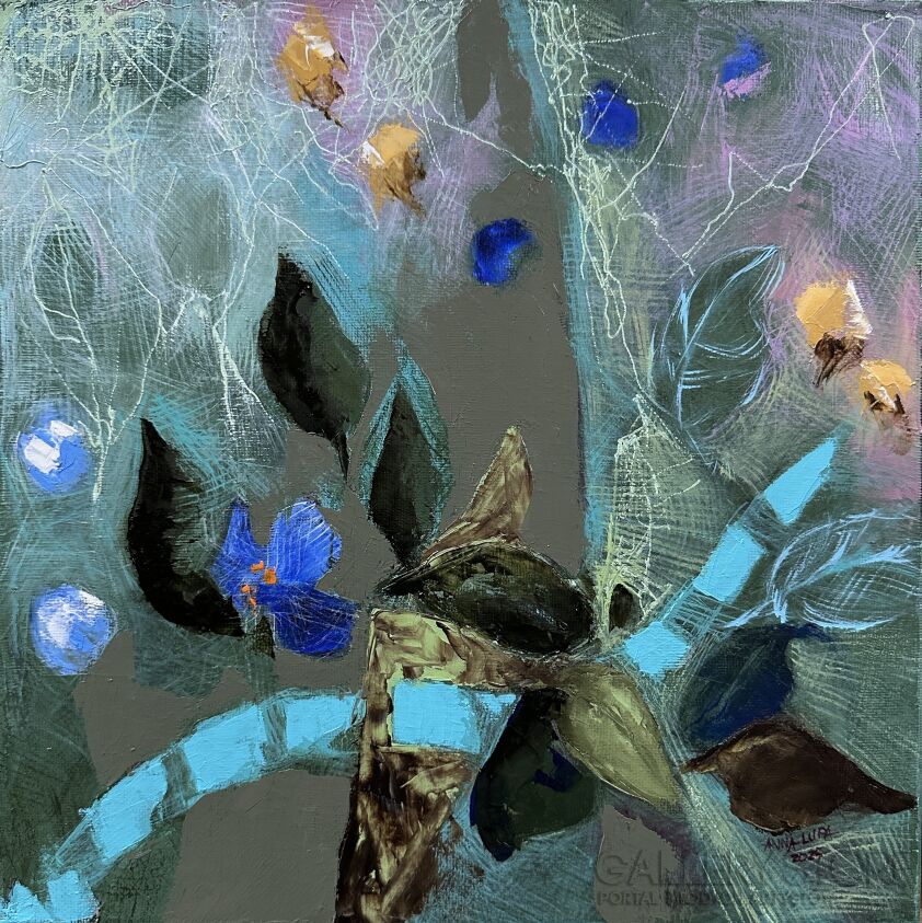 Anna Lupa-Suchy-Kwiaty nocy-Malarstwo