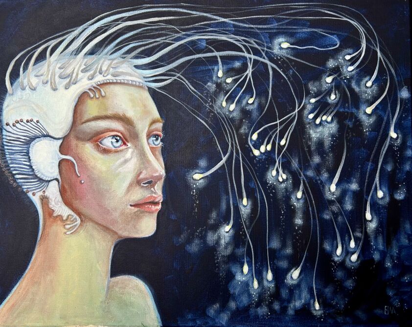 Ewa Grzegorczyk-Zarodniki szczęścia-Malarstwo