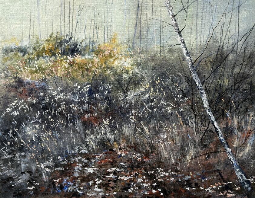 Tomasz Olszewski-Pierwszy przymrozek-Malarstwo