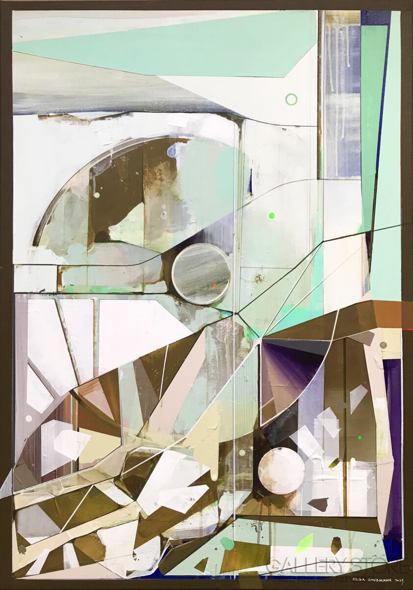 Olga  Hausmann-Pieces build the whole-Malarstwo