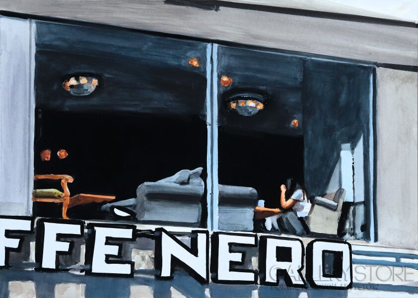 Marcin Kędzierski-Caffe Nero-Malarstwo