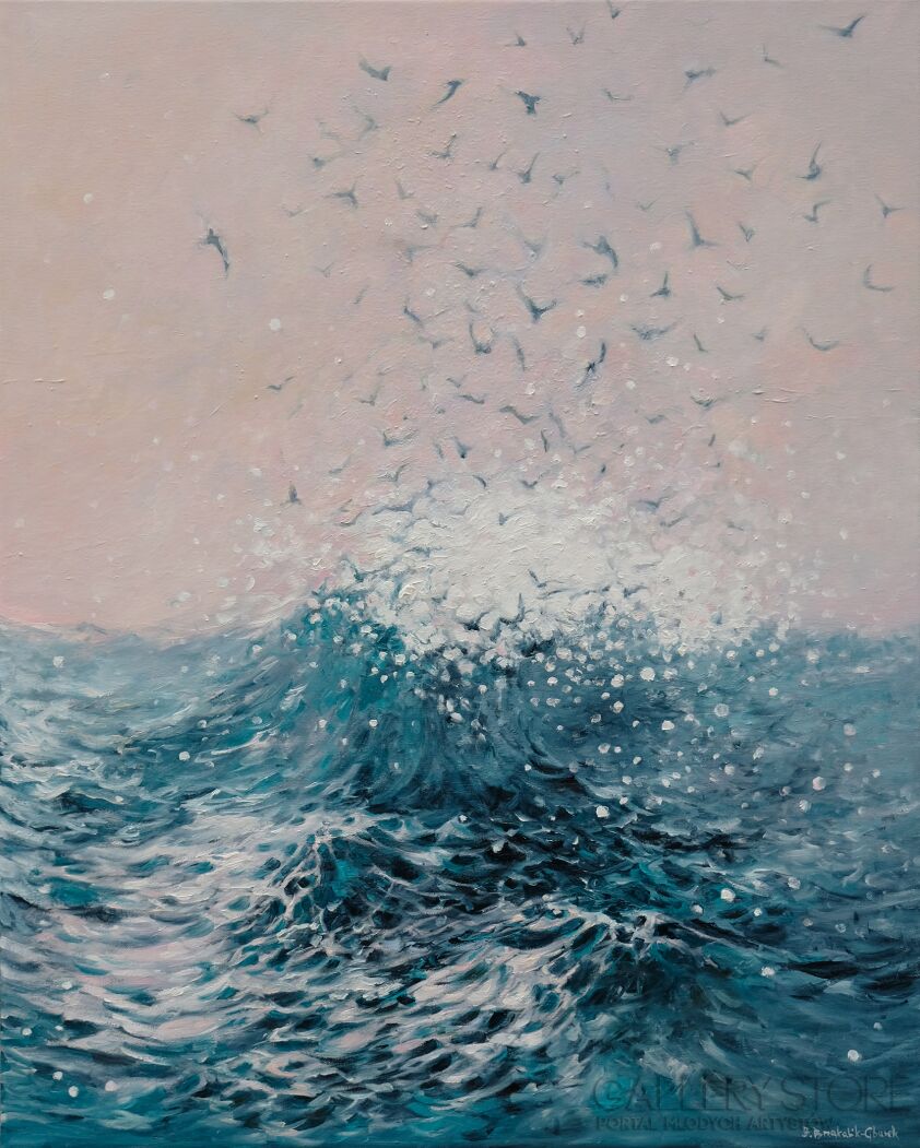 Beata Brząkalik-Gburek-Podróż na Północ XIV-Malarstwo