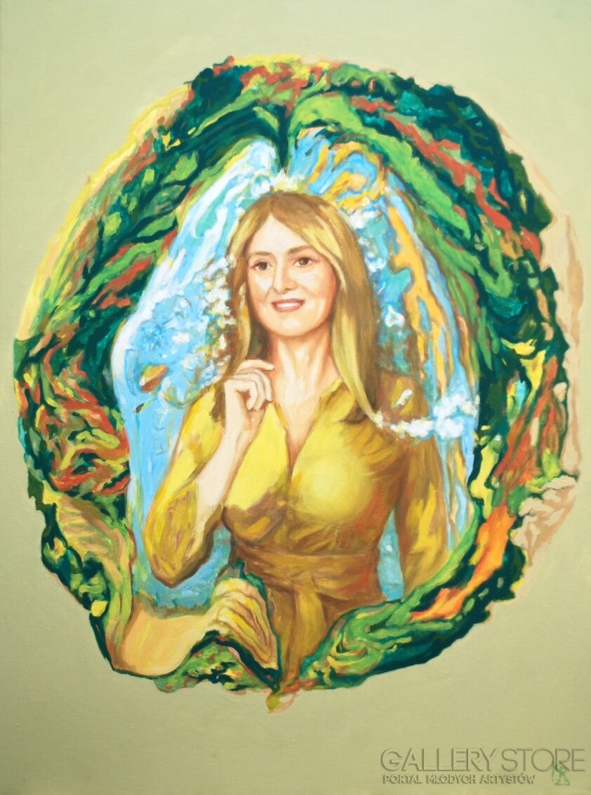 Roman Kaczmarek-Wiosna radosna-Akryl