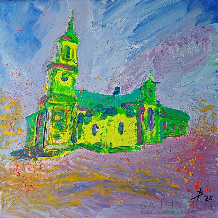 Piotr Bomersbach-Kościół Cystersów w Jędrzejowie-Malarstwo