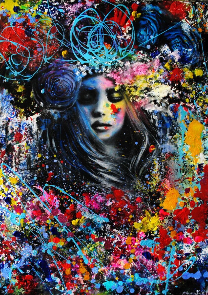 Milena Chmielewska-She is a flower III-Grafiki i plakaty