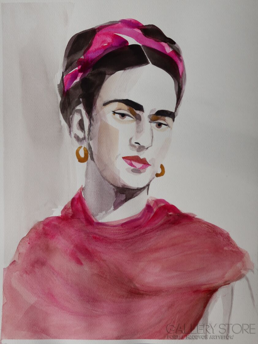 Paweł Dąbrowski-Frida plany i projekty-Akwarela