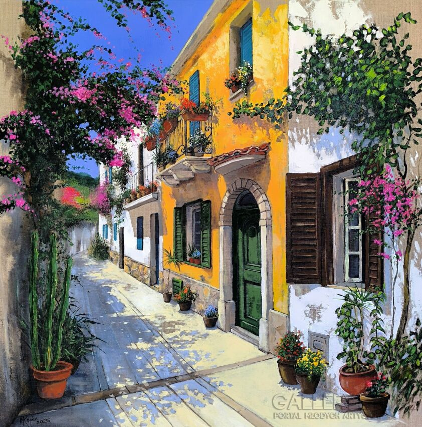 Magdalena  Kępka-Słoneczna Italia -Malarstwo