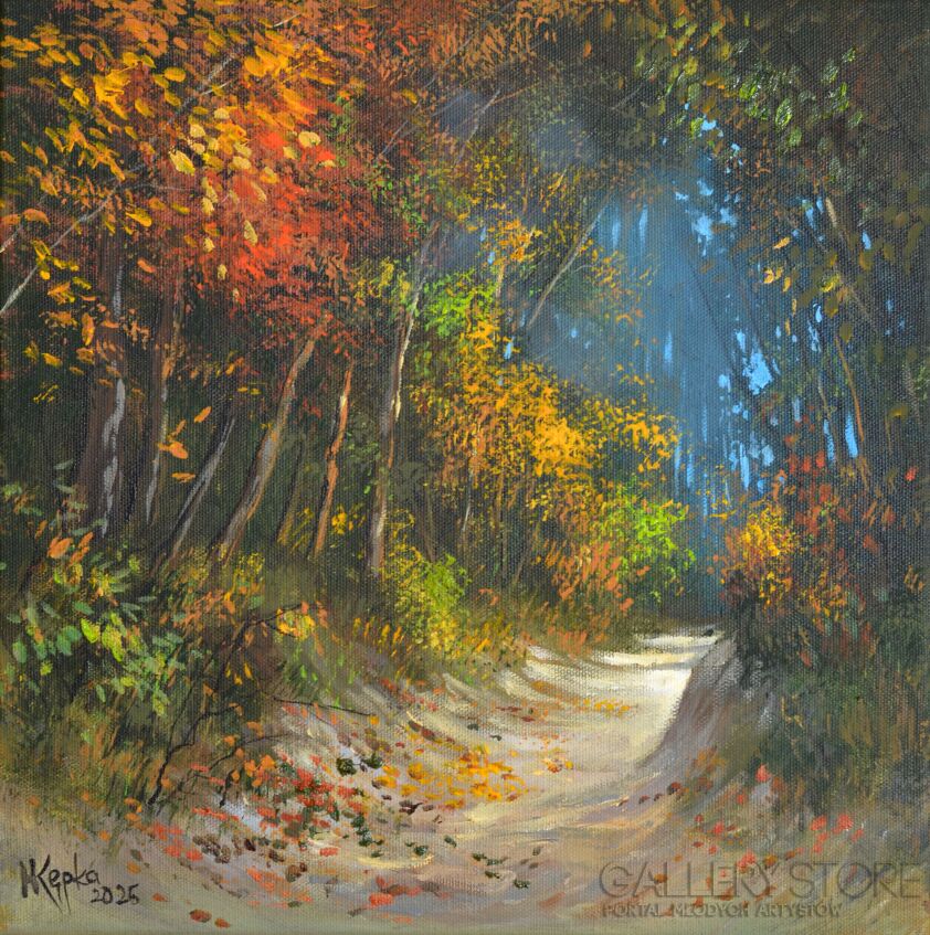 Magdalena  Kępka-Jesienny wąwóz -Malarstwo