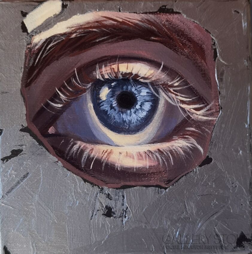 Agnieszka Fijał- Czapla-Obraz z cyklu "Ostatni rzut oka" -Malarstwo