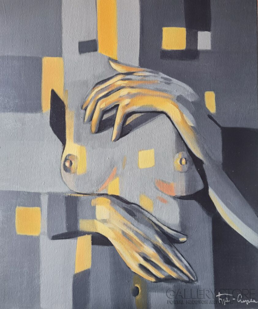 Agnieszka Fijał- Czapla-Obraz z cyklu "Patrz na mnie czule" 10/11-Malarstwo