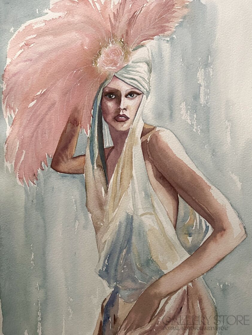 Katia Meller-Kiedy mówią ‘Przesada’, uśmiecham się-Malarstwo