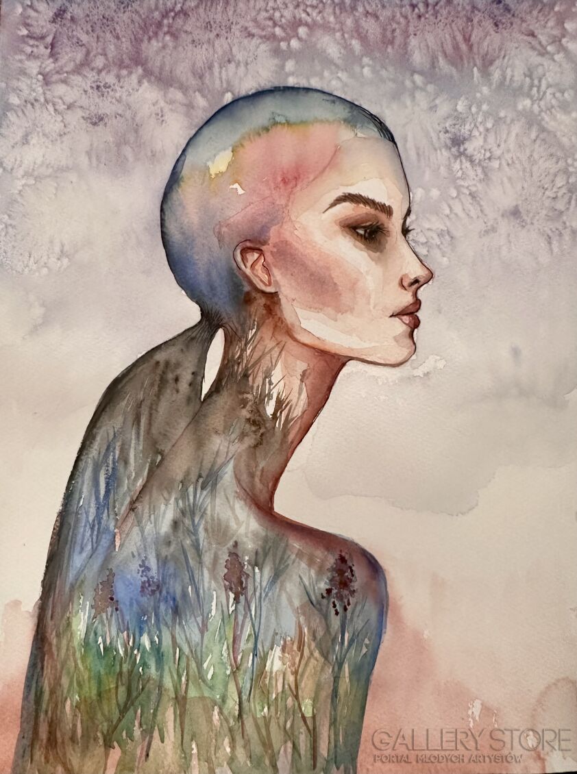 Katia Meller-Echa wewnętrznego ogrodu-Malarstwo