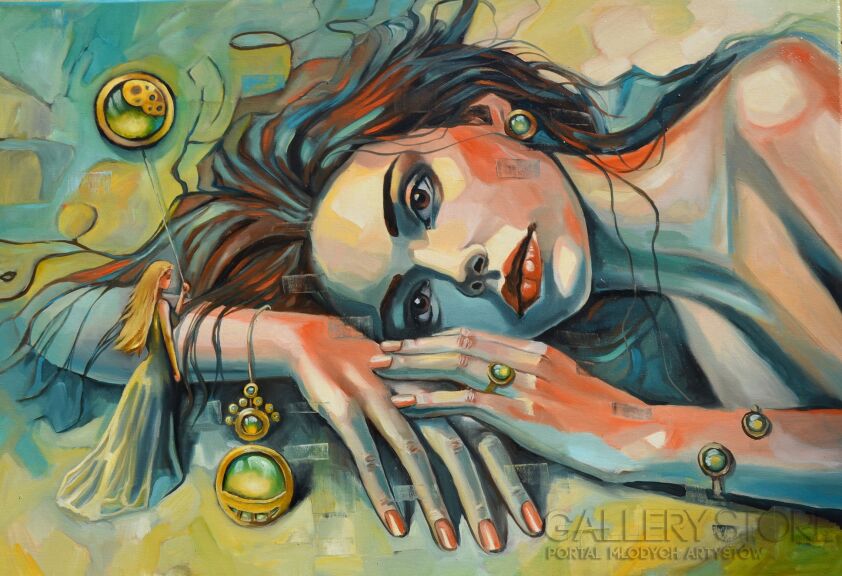 Katarzyna Bruniewska-Gierczak-Słysząc siebie-Malarstwo