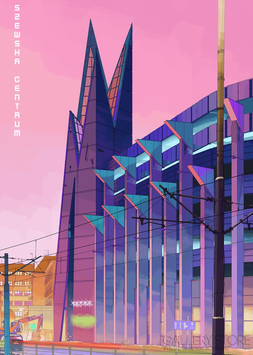 Jan Jerzmański-Szewska Centrum-Grafiki i plakaty