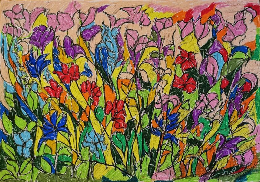 Mikołaj Jackiewicz-Letnie kwiaty-Malarstwo