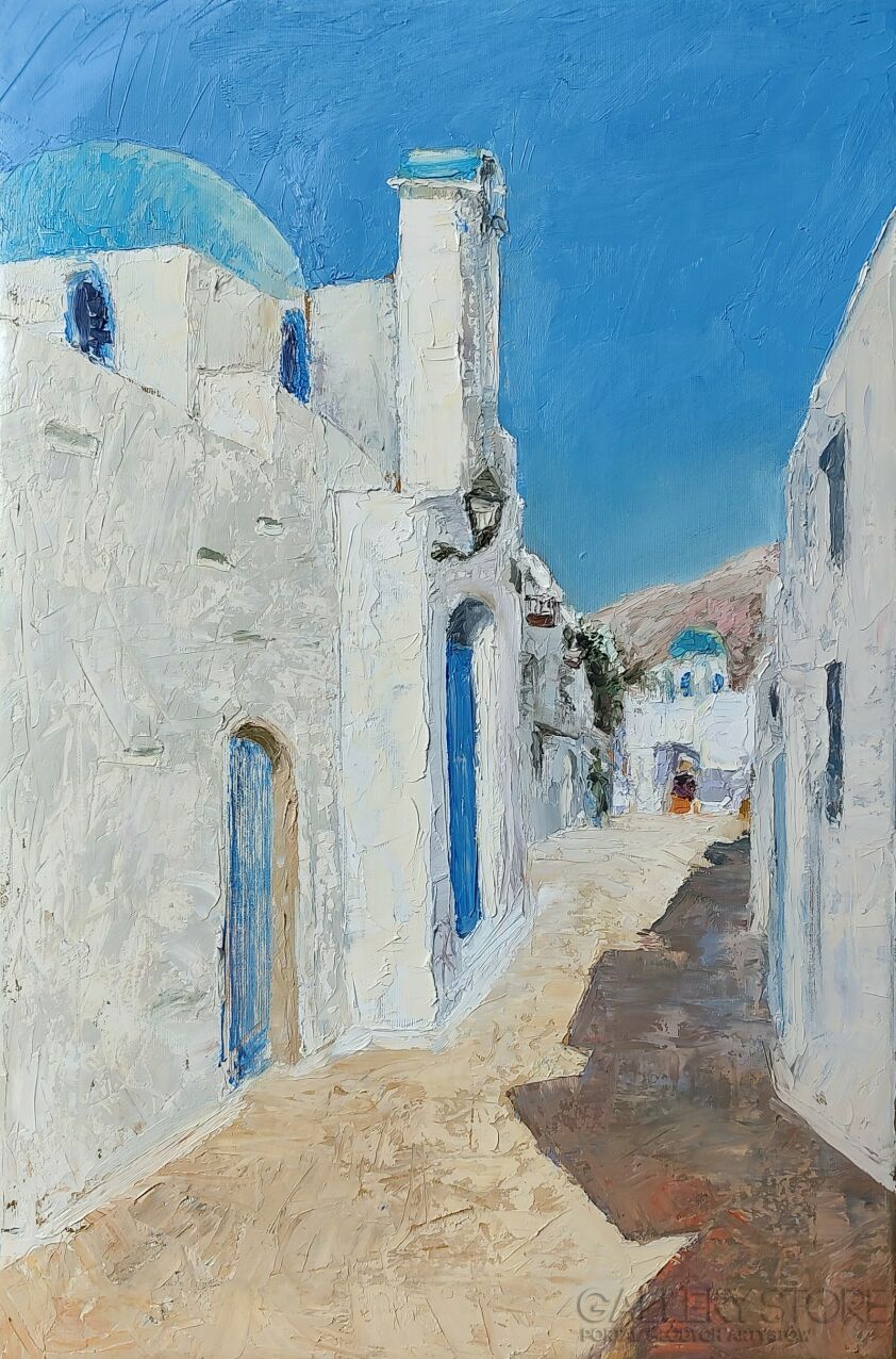 Piotr Paraniak-Uliczka na Paros-Olej