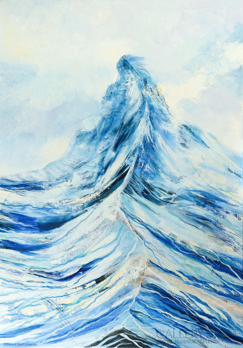 Edward Karczmarski-Matterhorn XXX-Olej