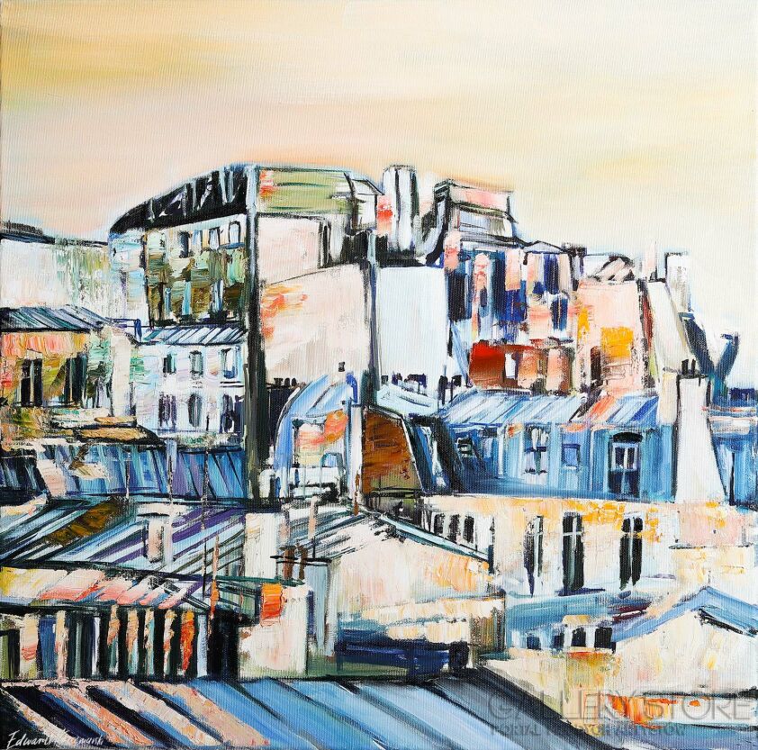 Edward Karczmarski-Paryż Montmartre XXV 2025-Malarstwo