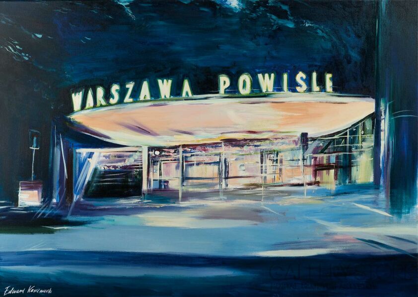 Edward Karczmarski-Warszawa Powiśle XXV-Malarstwo
