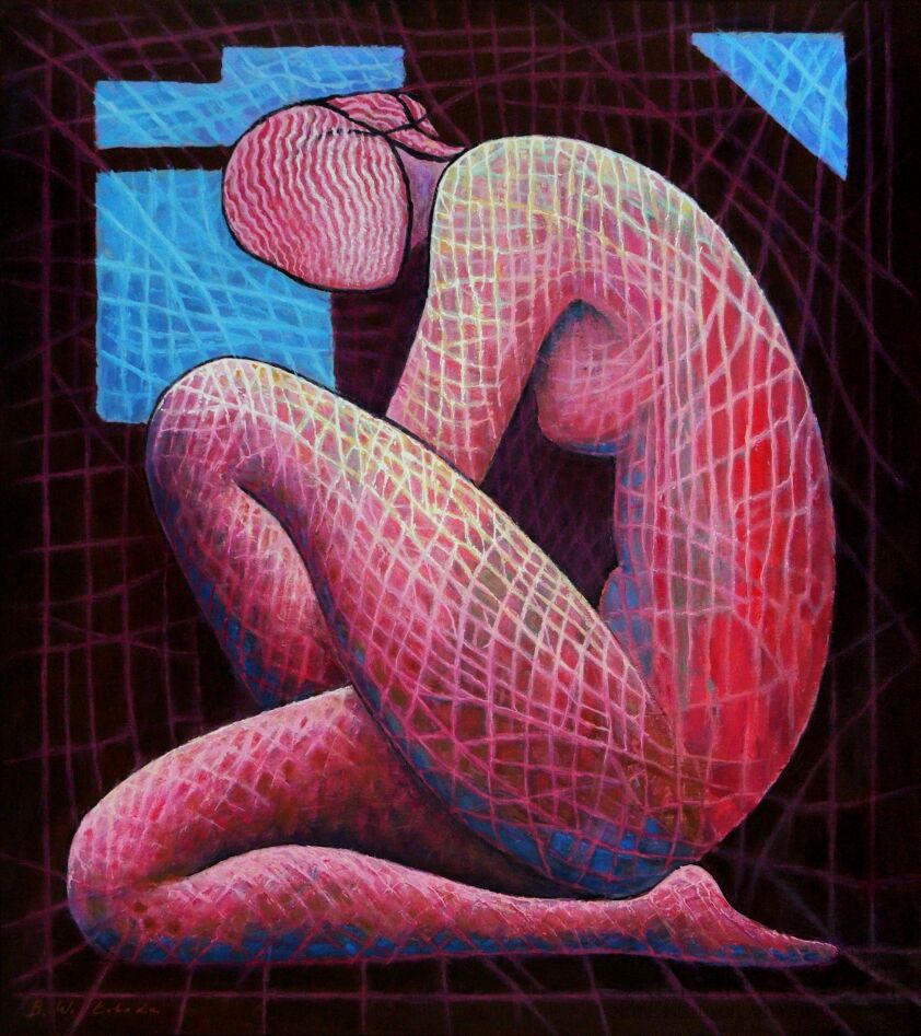 Bohdan Wincenty Łoboda-Rose is a rose II-Malarstwo