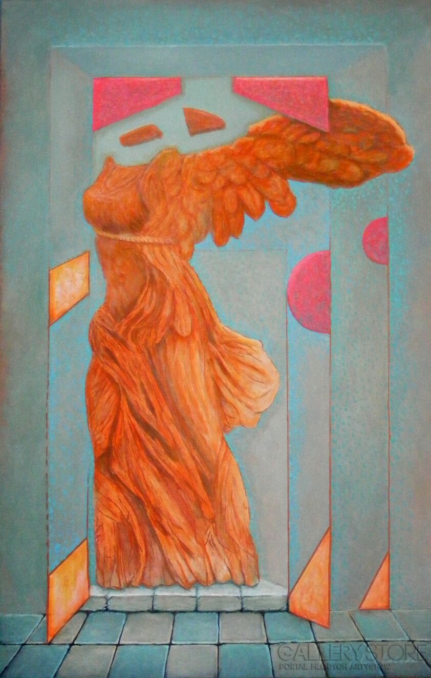 Bohdan Wincenty Łoboda-Bogini - sacrum - profanum-Malarstwo