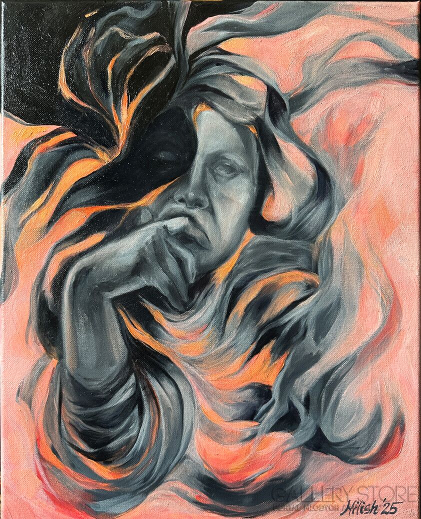 Milena Korzeniewska-Ciężka myśl-Malarstwo