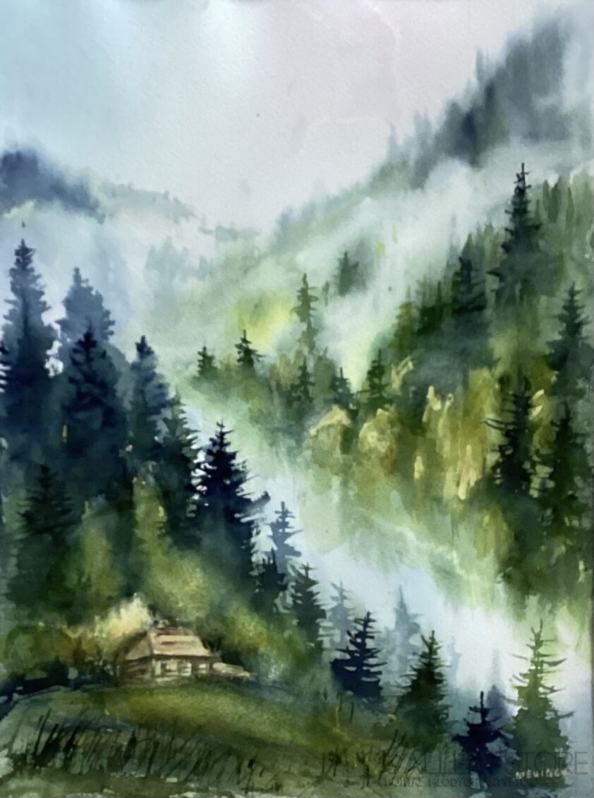 Bożenna Niewinowska-Światło i mgła -Malarstwo