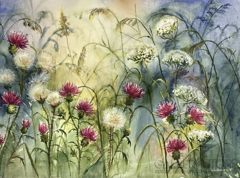 Bożenna Niewinowska-Kwietna łąka 2-Malarstwo
