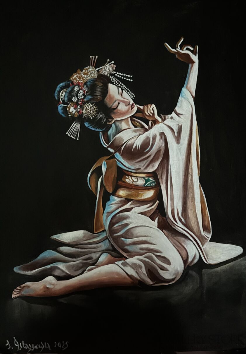 IWONA OSTASZEWSKA-Gejsza-Malarstwo