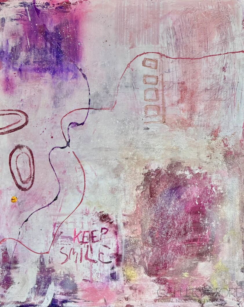 Monika Kargol-Keep smile-Malarstwo