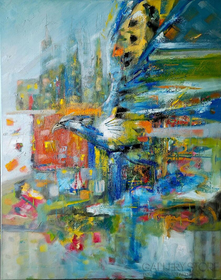 Renata Łempicka-Rozwiń skrzydła II-Malarstwo