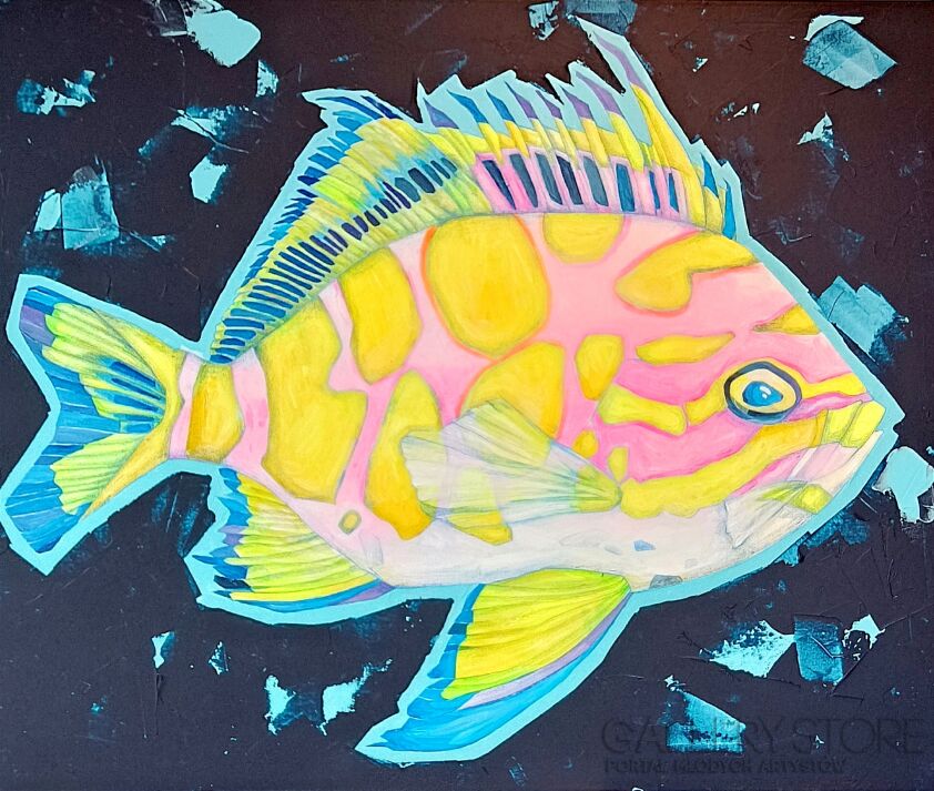 Sylwia Wenska -Fluo Fish-Akryl