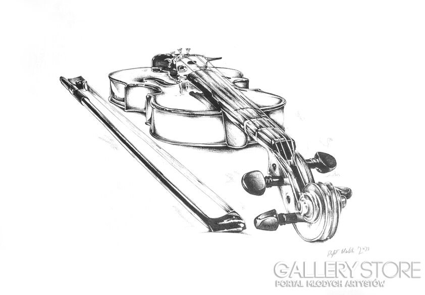 Rafał Kulik-Skrzypce - studium delatu-Rysunek